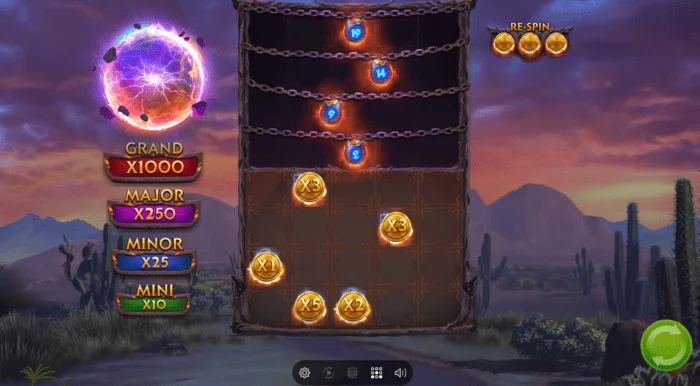Màn hình trò chơi có thưởng Colt Lightning Inferno